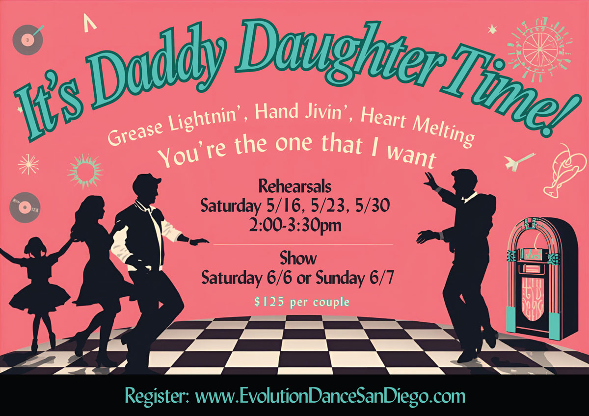 Daddy Daughter Dance 2026 flyer.