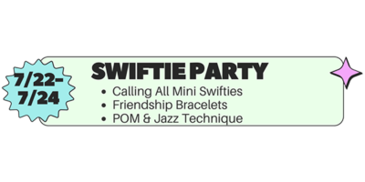 Swiftie Party flyer.