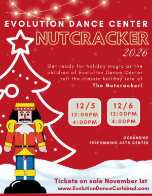 Nutcracker flyer for December 5th and 6th 2026